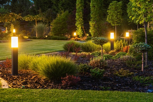 Outdoor Landscape Lighting Design Ideas for Gardens in Newcastle